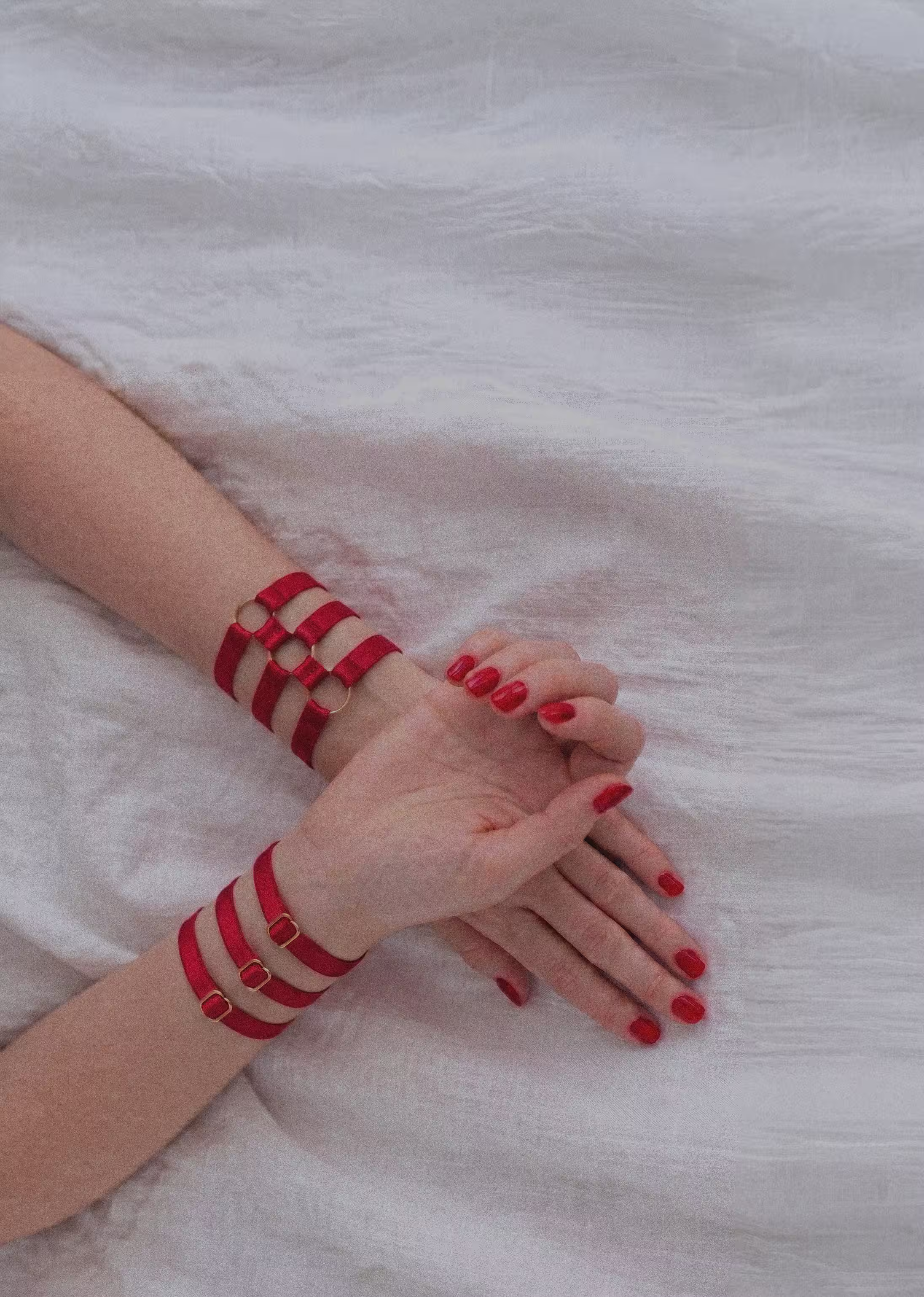 RUTH - handcrafted wrist cuffs (pair)